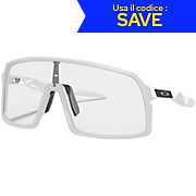 Oakley Sutro Polish White Clear Lens Sunglasses